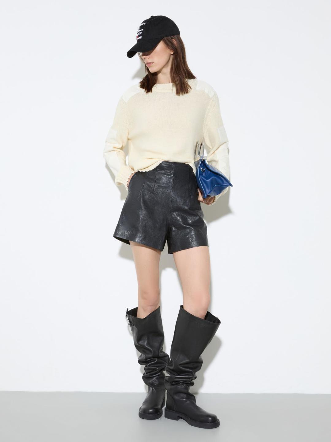 Maglia con dettagli in duchesse | Max&Co Maglia con dettagli in duchesse | Max&Co