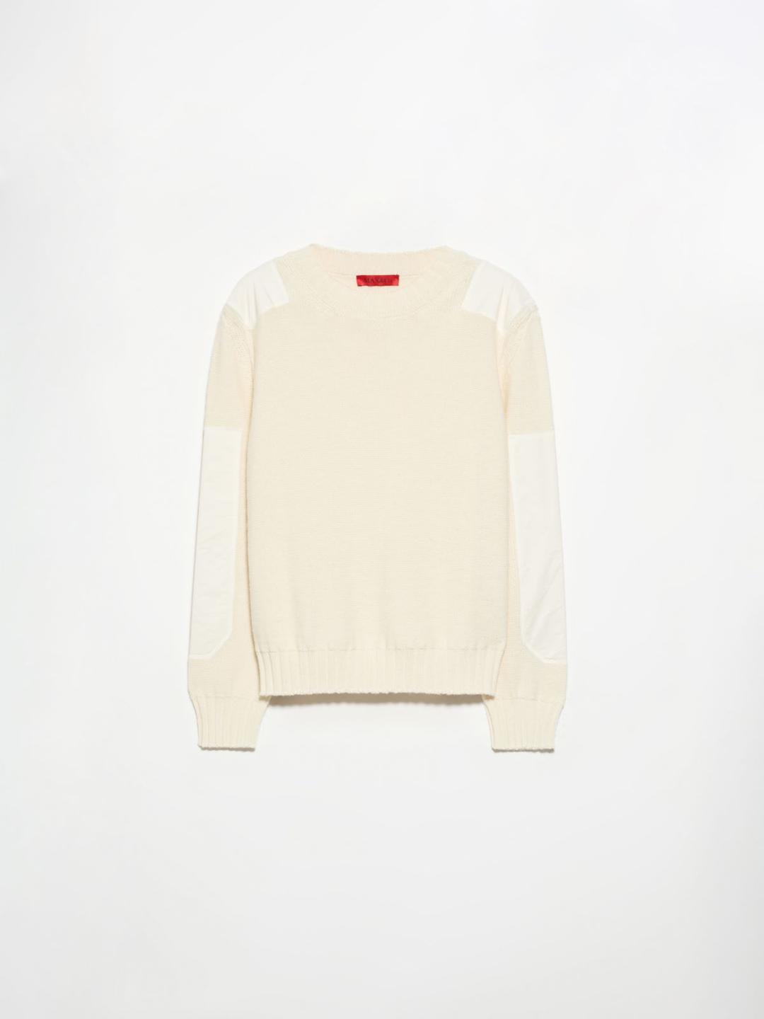 Maglia con dettagli in duchesse | Max&Co Maglia con dettagli in duchesse | Max&Co