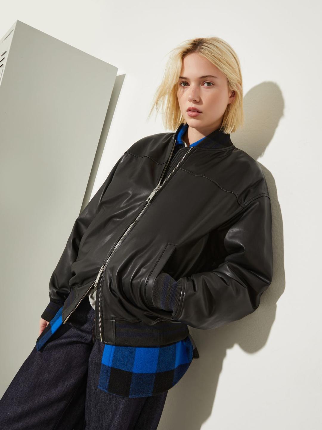 Bomber in pelle &Co.llaboration with P. Terzini | Max&Co Bomber in pelle &Co.llaboration with P. Terzini | Max&Co