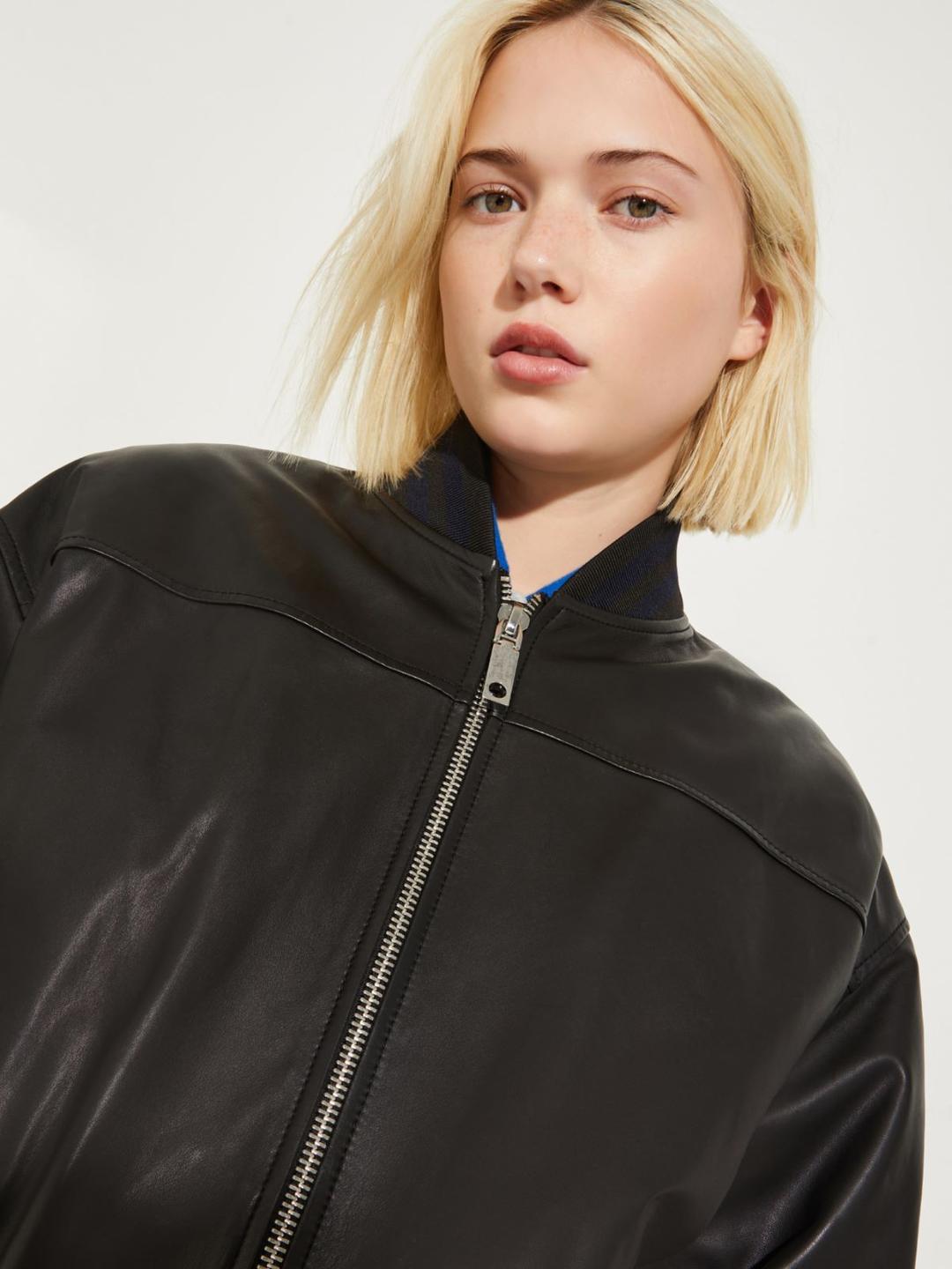 Bomber in pelle &Co.llaboration with P. Terzini | Max&Co Bomber in pelle &Co.llaboration with P. Terzini | Max&Co