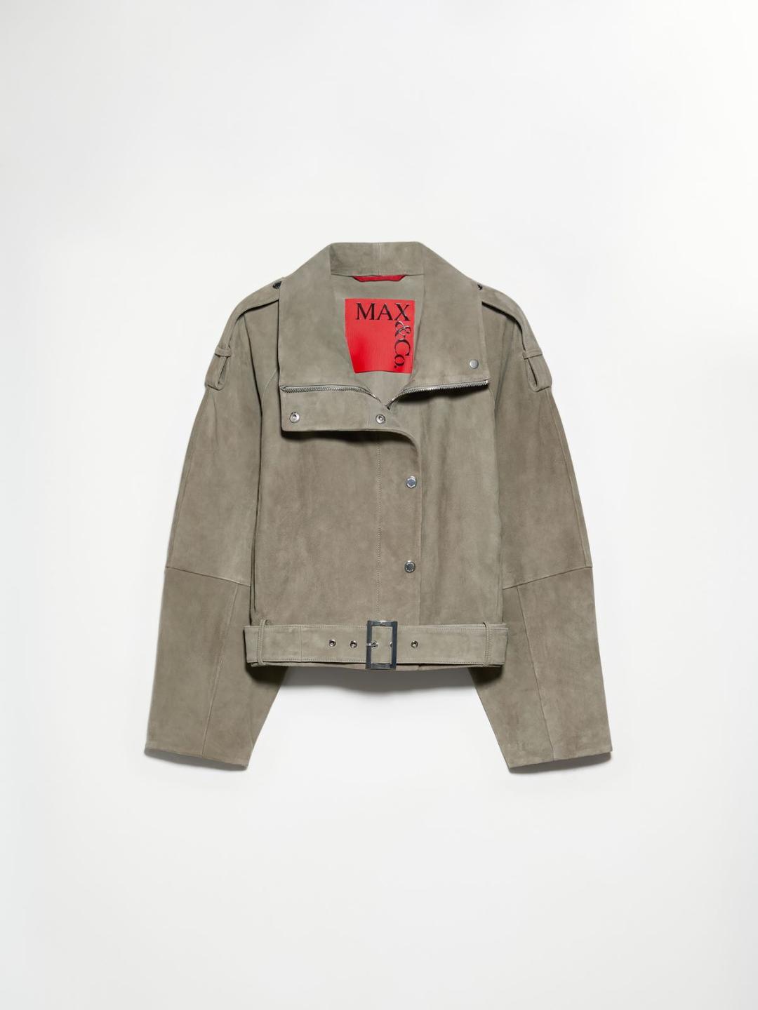 Giacca in pelle scamosciata | Max&Co Giacca in pelle scamosciata | Max&Co