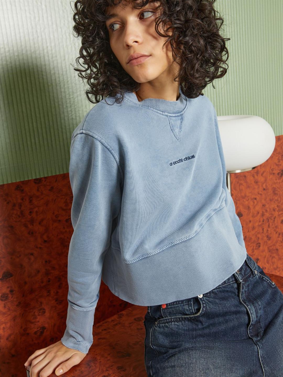 Felpa délavé Magico Adriatico | Max&Co Felpa délavé Magico Adriatico | Max&Co