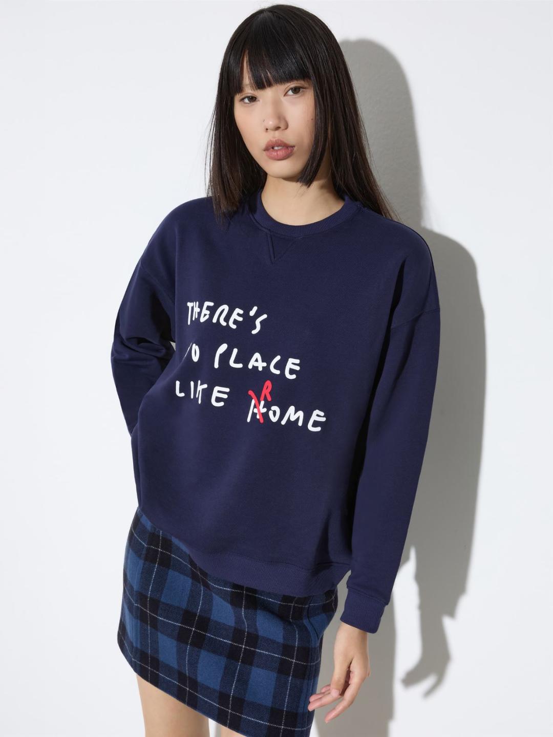 Felpa in cotone con lettering | Max&Co Felpa in cotone con lettering | Max&Co