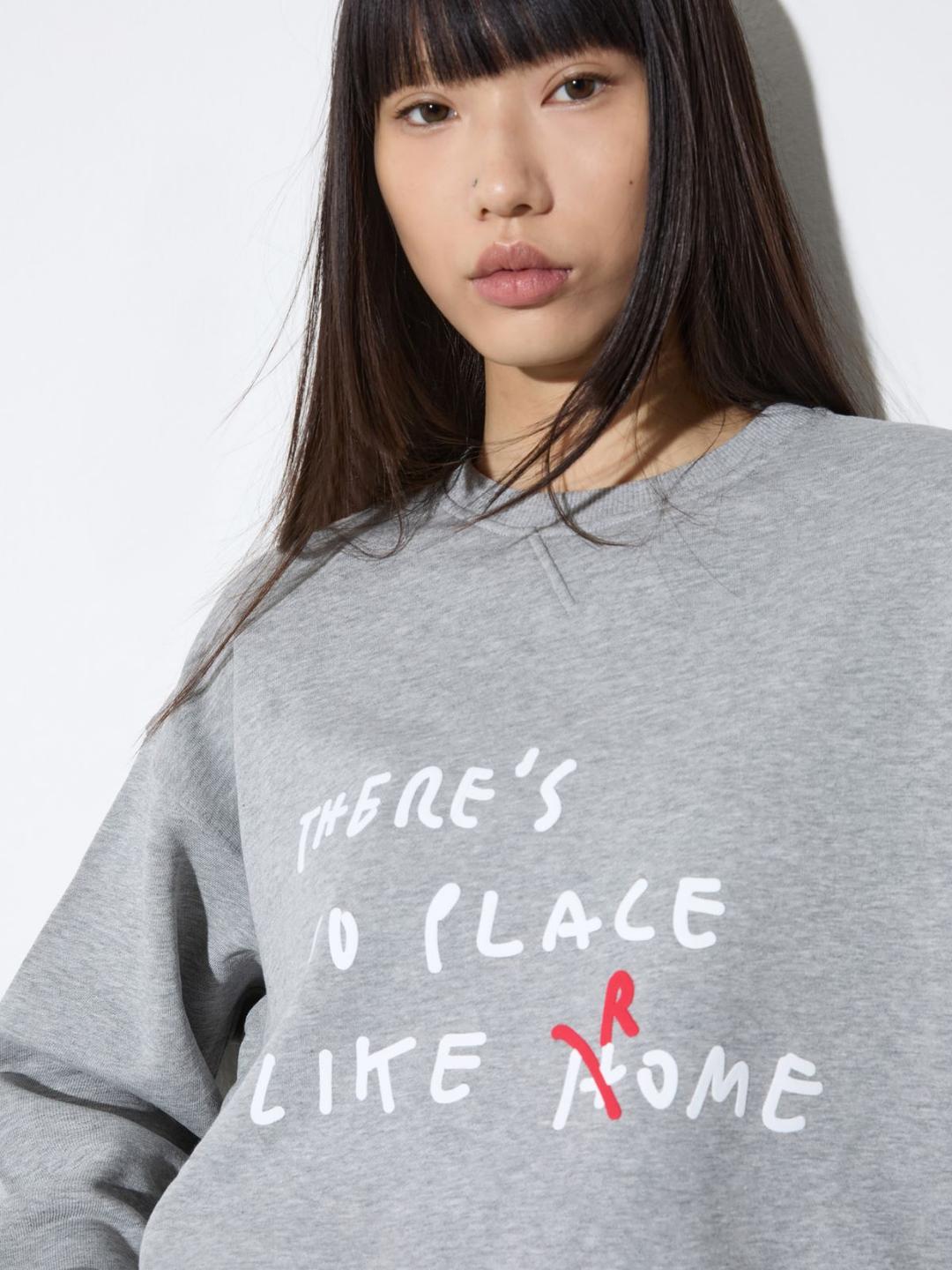 Felpa in cotone con lettering | Max&Co Felpa in cotone con lettering | Max&Co