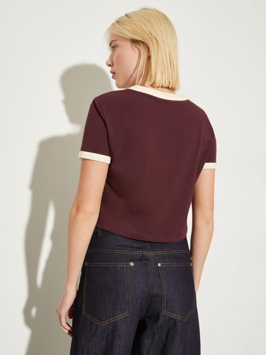 Crop T-shirt &Co.llaboration with P. Terzini | Max&Co Crop T-shirt &Co.llaboration with P. Terzini | Max&Co