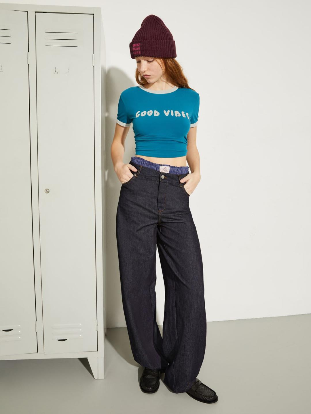 Crop T-shirt &Co.llaboration with P. Terzini | Max&Co Crop T-shirt &Co.llaboration with P. Terzini | Max&Co