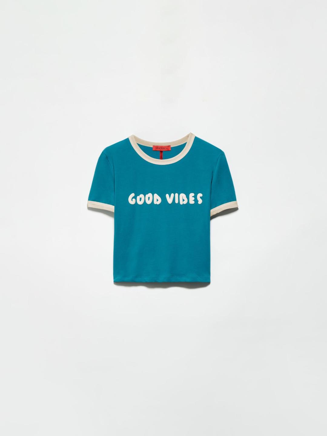 Crop T-shirt &Co.llaboration with P. Terzini | Max&Co Crop T-shirt &Co.llaboration with P. Terzini | Max&Co