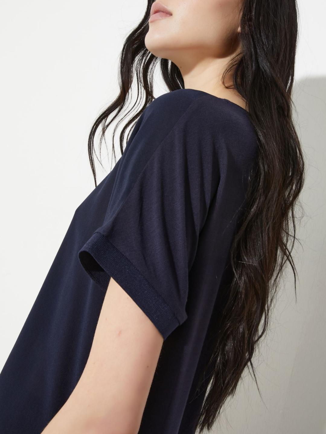 T-shirt in jersey e seta | Max&Co T-shirt in jersey e seta | Max&Co