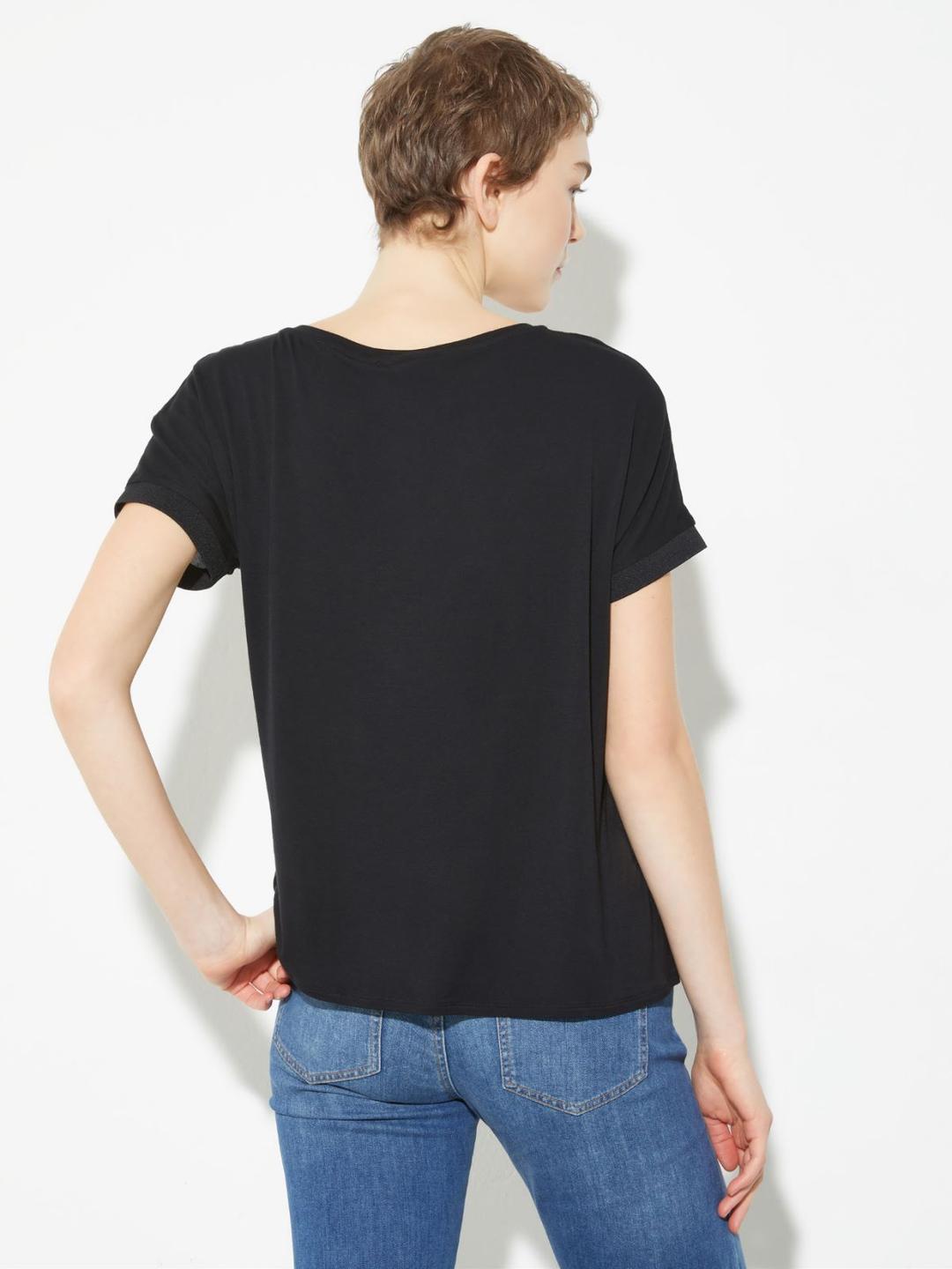 T-shirt in jersey e seta | Max&Co T-shirt in jersey e seta | Max&Co