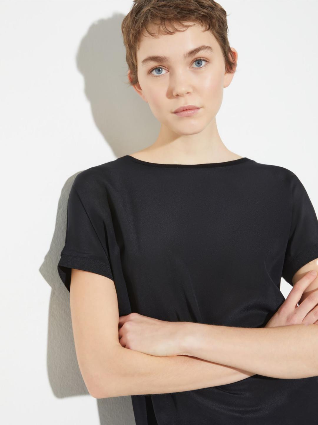 T-shirt in jersey e seta | Max&Co T-shirt in jersey e seta | Max&Co