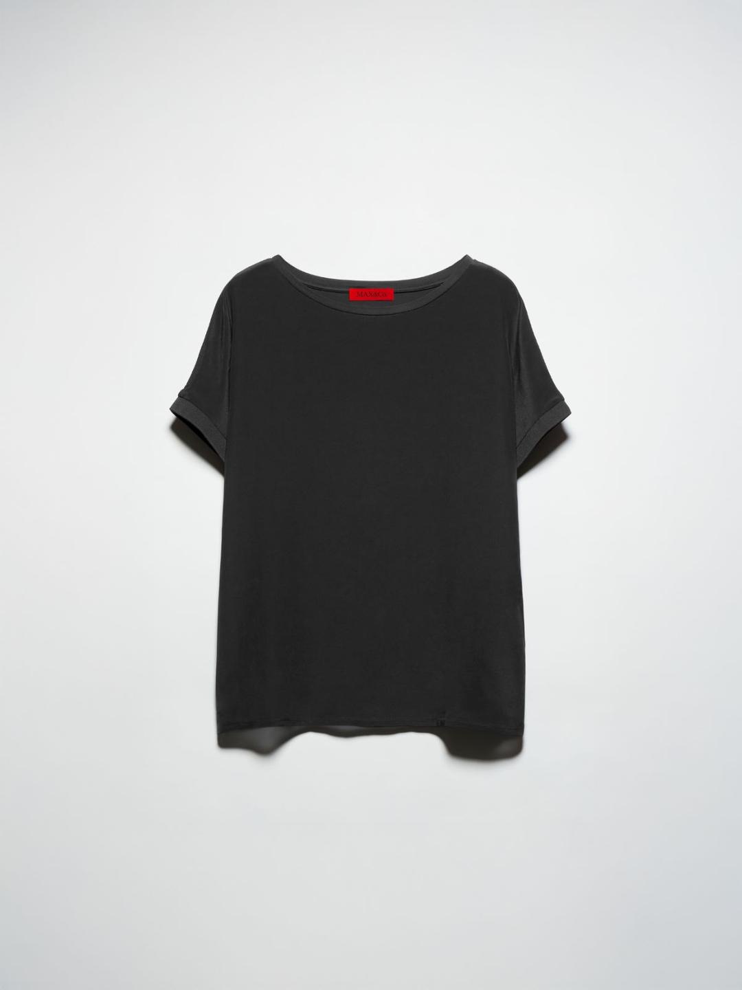 T-shirt in jersey e seta | Max&Co T-shirt in jersey e seta | Max&Co