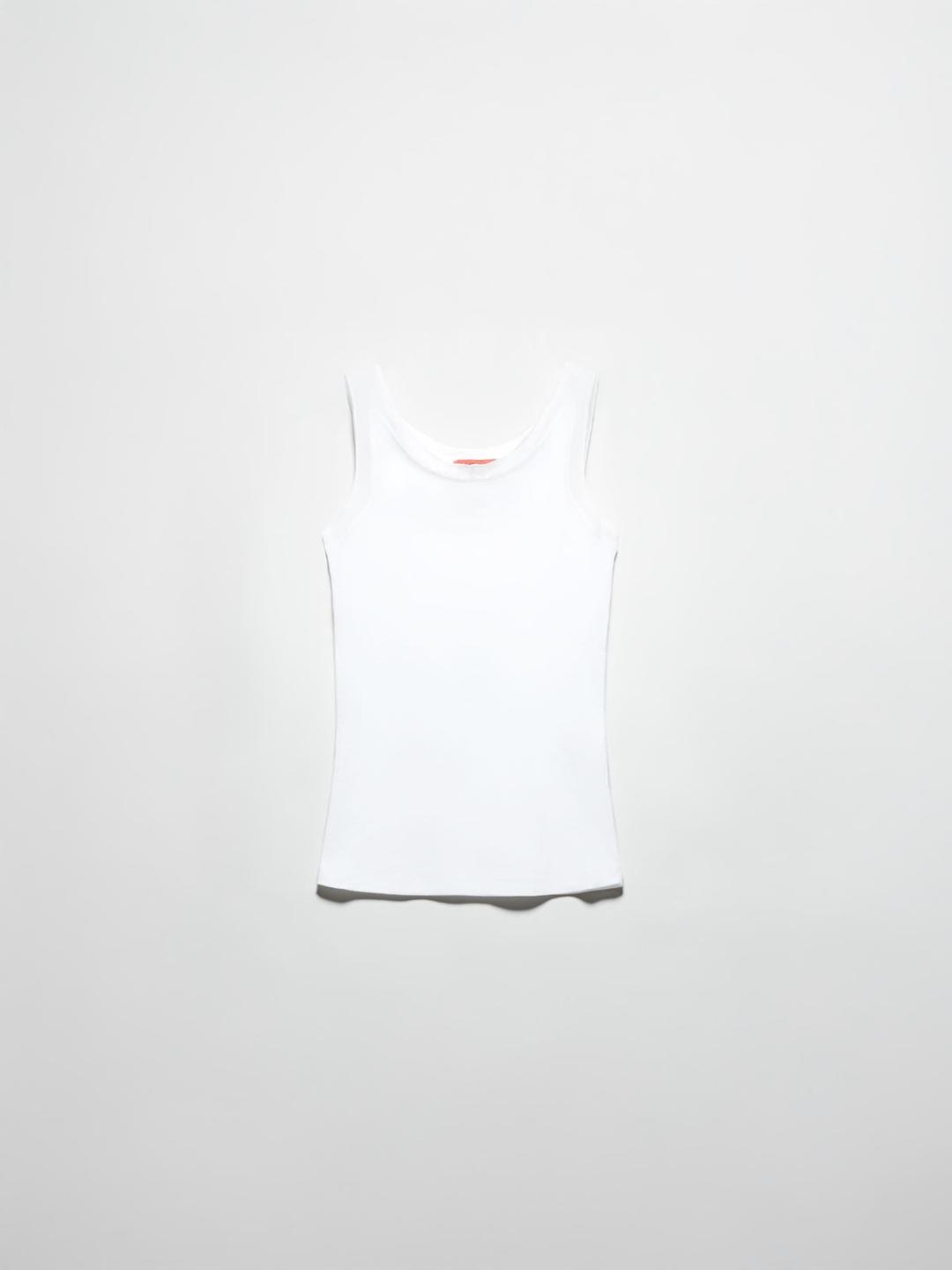 Canotta in cotone a costine | Max&Co Canotta in cotone a costine | Max&Co