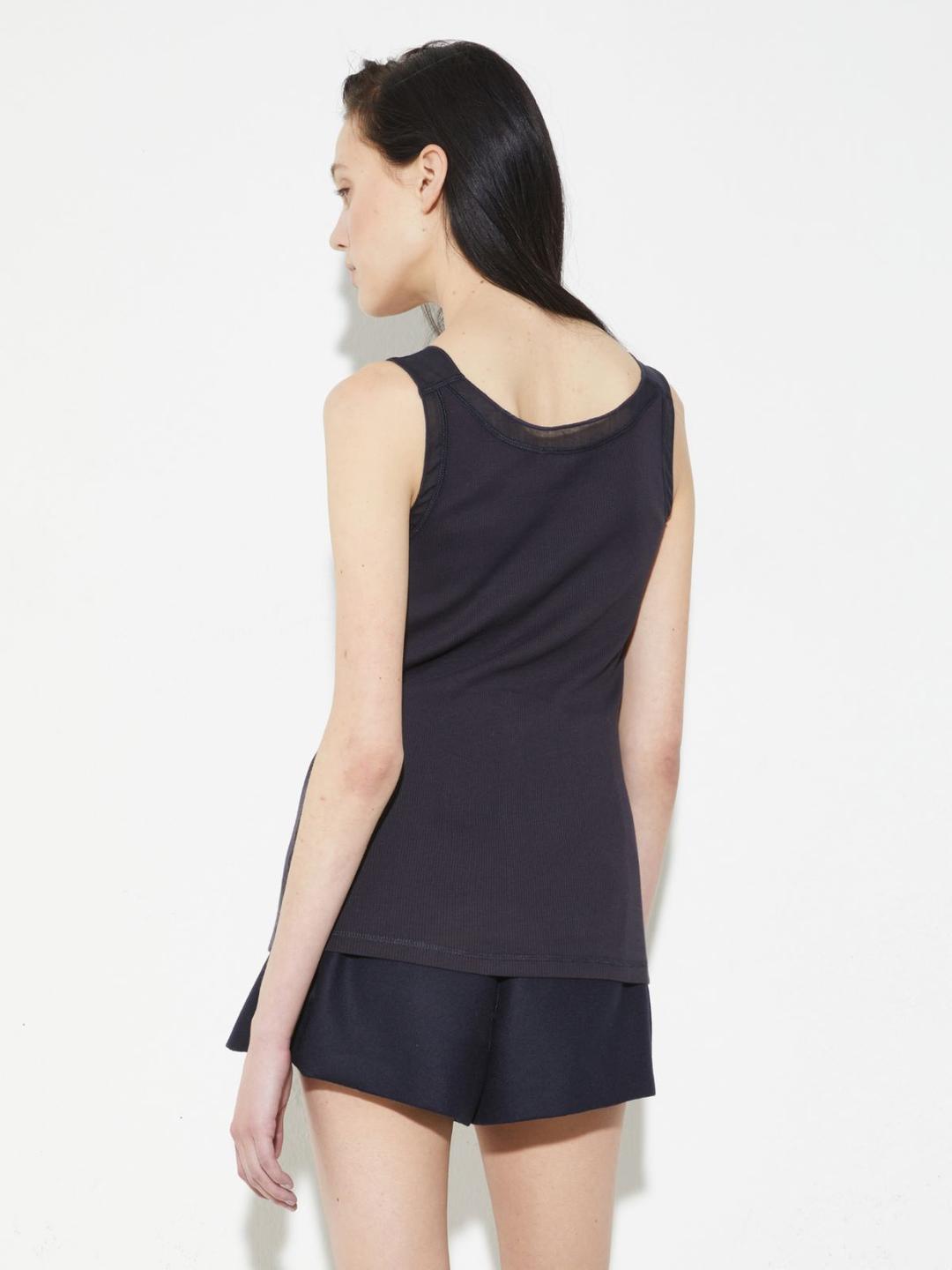 Canotta in cotone a costine | Max&Co Canotta in cotone a costine | Max&Co