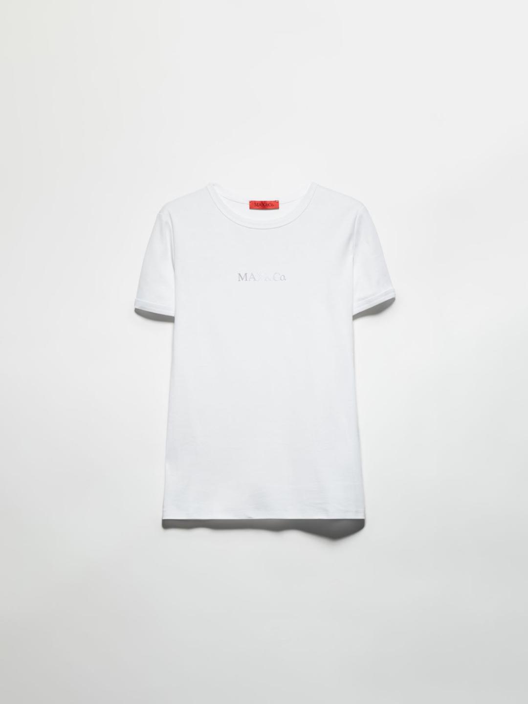 T-shirt slim con logo | Max&Co T-shirt slim con logo | Max&Co
