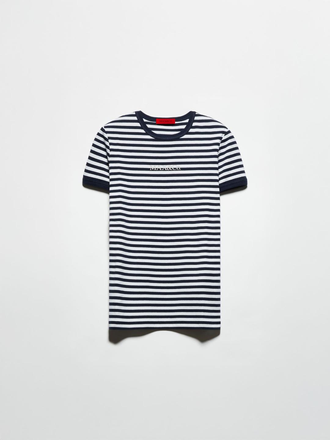 T-shirt slim con logo | Max&Co T-shirt slim con logo | Max&Co
