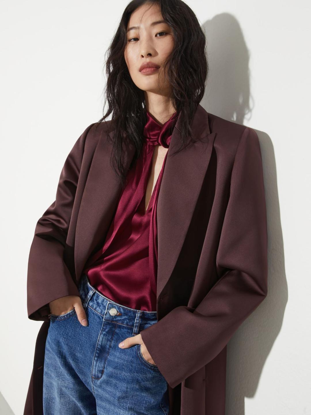 Cappotto doppiopetto in duchesse | Max&Co Cappotto doppiopetto in duchesse - vista alternativa - 0 | Max&Co