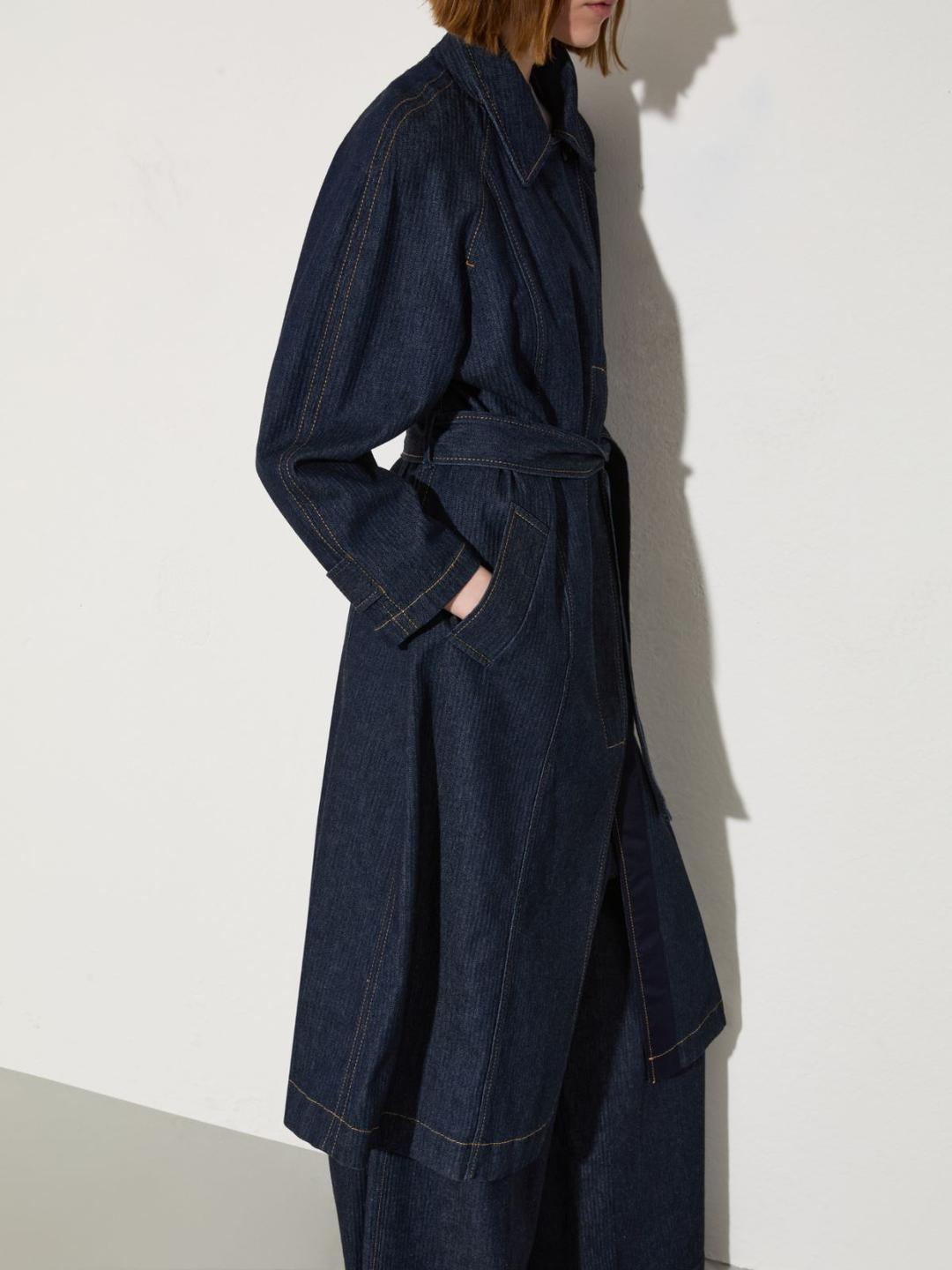 Trench in denim 3D | Max&Co Trench in denim 3D - vista alternativa - 1 | Max&Co