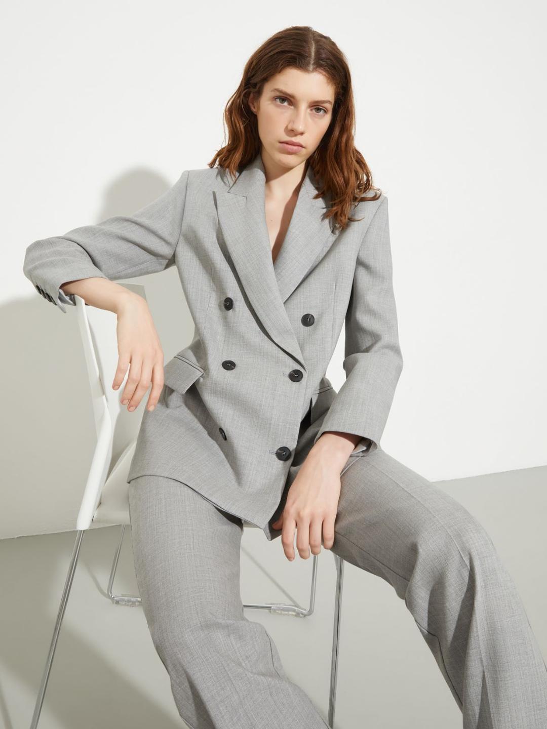 Blazer in lana e cotone | Max&Co Blazer in lana e cotone - vista alternativa - 0 | Max&Co