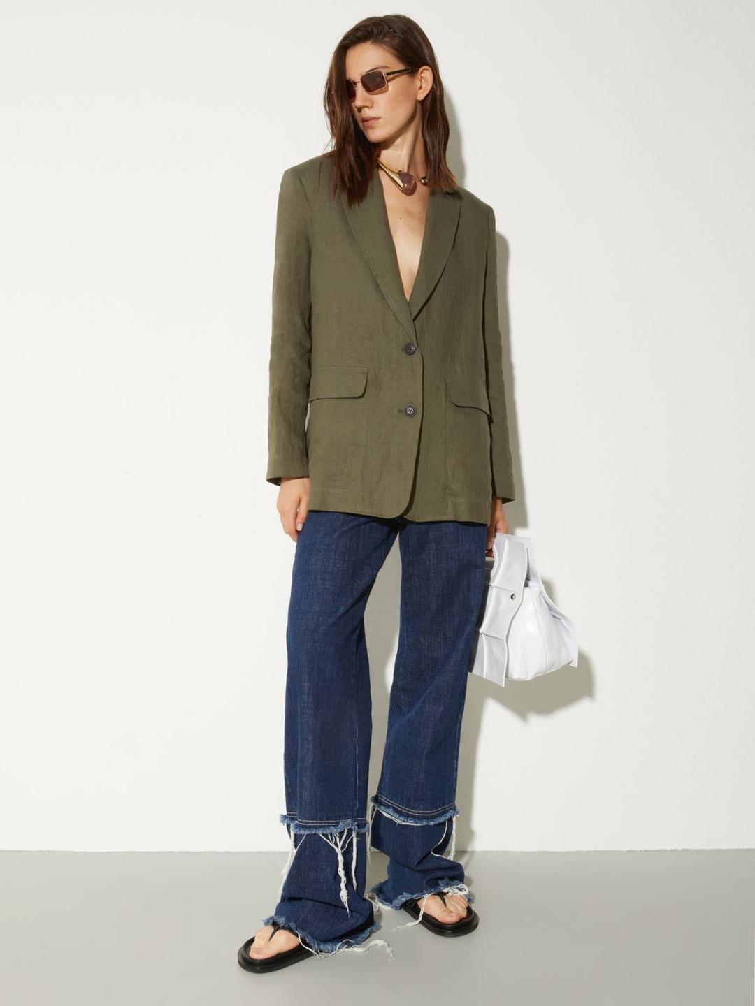 Blazer in puro lino | Max&Co Blazer in puro lino - vista alternativa - 1 | Max&Co