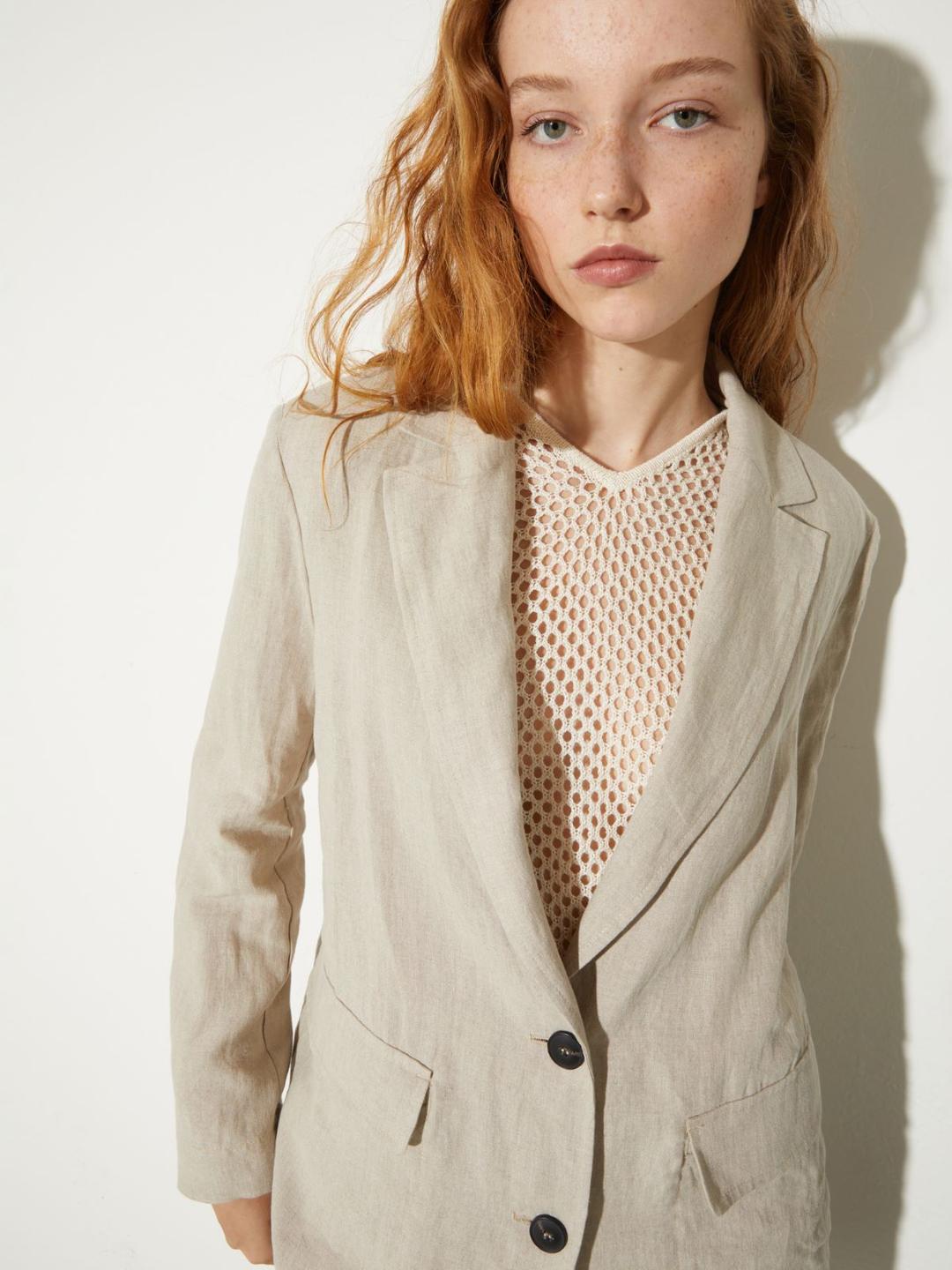 Blazer in puro lino | Max&Co Blazer in puro lino - vista alternativa - 19 | Max&Co