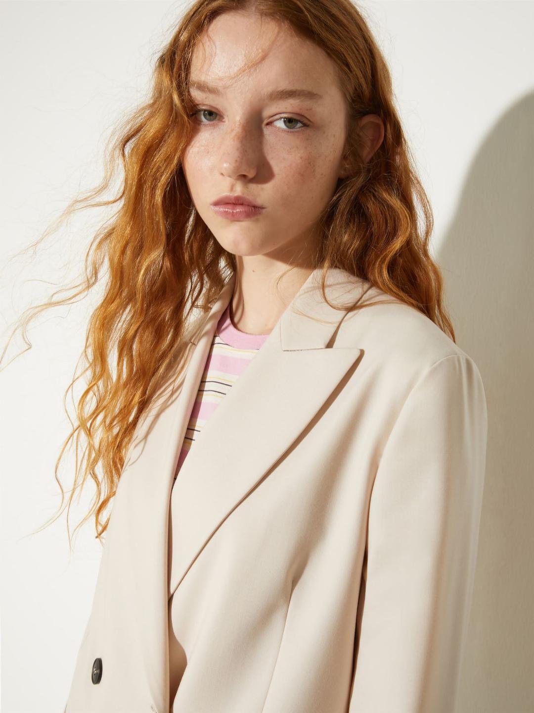 Blazer doppiopetto in fresco lana | Max&Co Blazer doppiopetto in fresco lana - vista alternativa - 0 | Max&Co