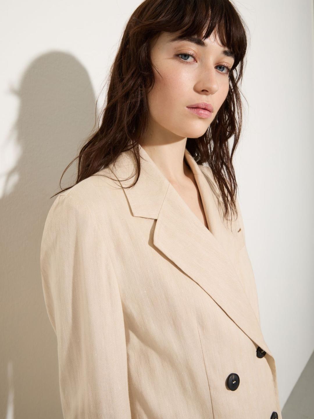 Blazer in lino e cotone | Max&Co Blazer in lino e cotone - vista alternativa - 11 | Max&Co