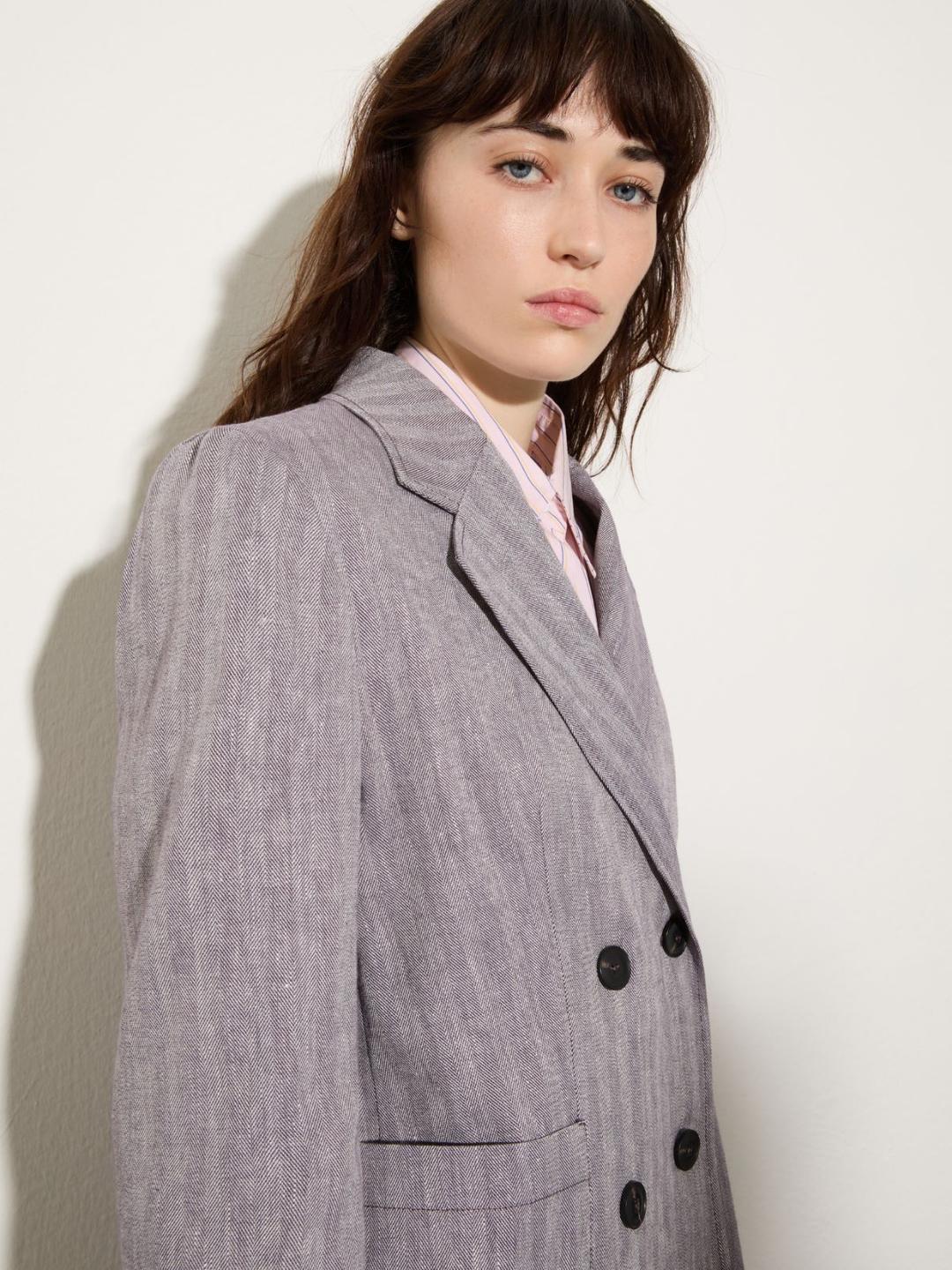 Blazer in lino e cotone | Max&Co Blazer in lino e cotone - vista alternativa - 15 | Max&Co