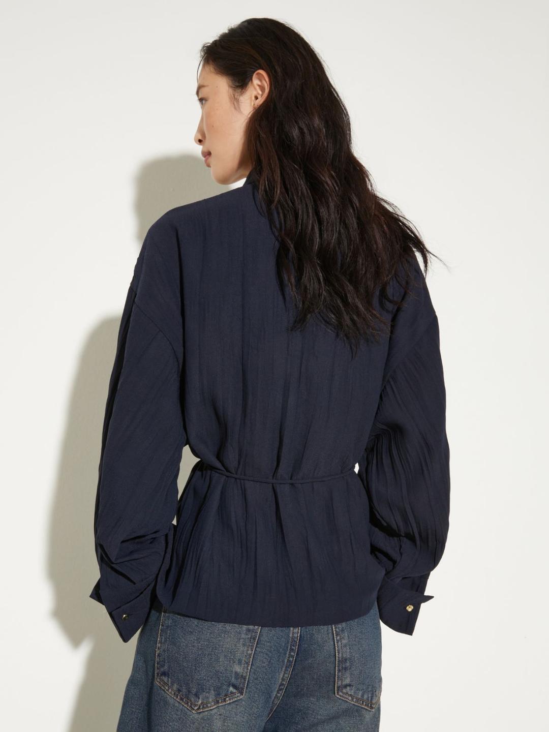 Giacca in envers satin crinkle | Max&Co Giacca in envers satin crinkle - vista alternativa - 7 | Max&Co