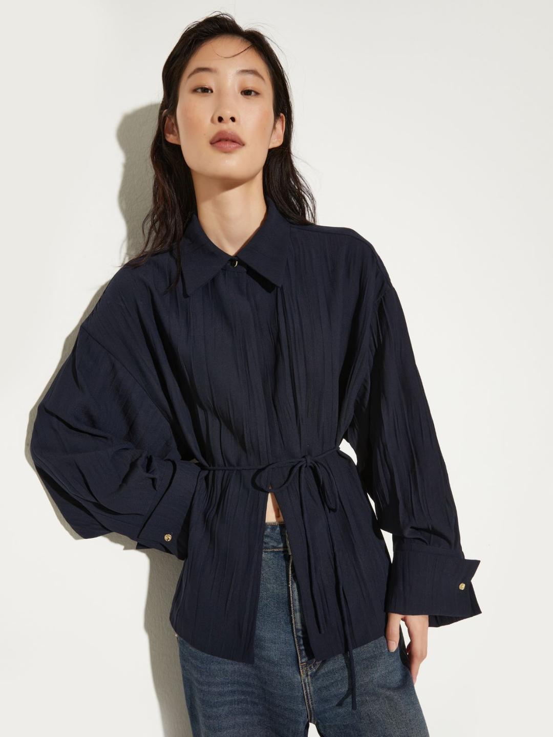 Giacca in envers satin crinkle | Max&Co Giacca in envers satin crinkle - vista alternativa - 7 | Max&Co