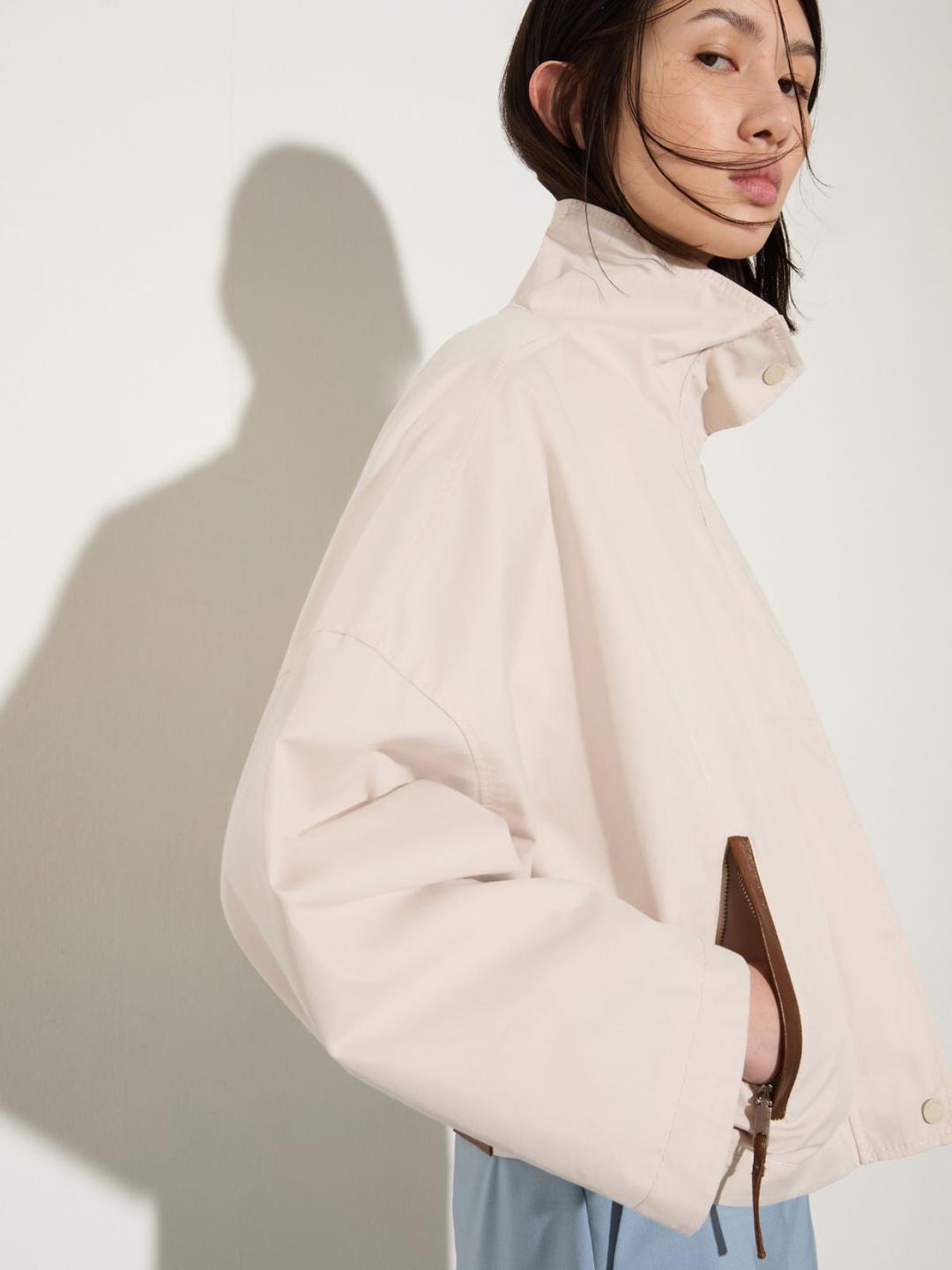 Bomber in gabardine antigoccia | Max&Co Bomber in gabardine antigoccia - vista alternativa - 1 | Max&Co