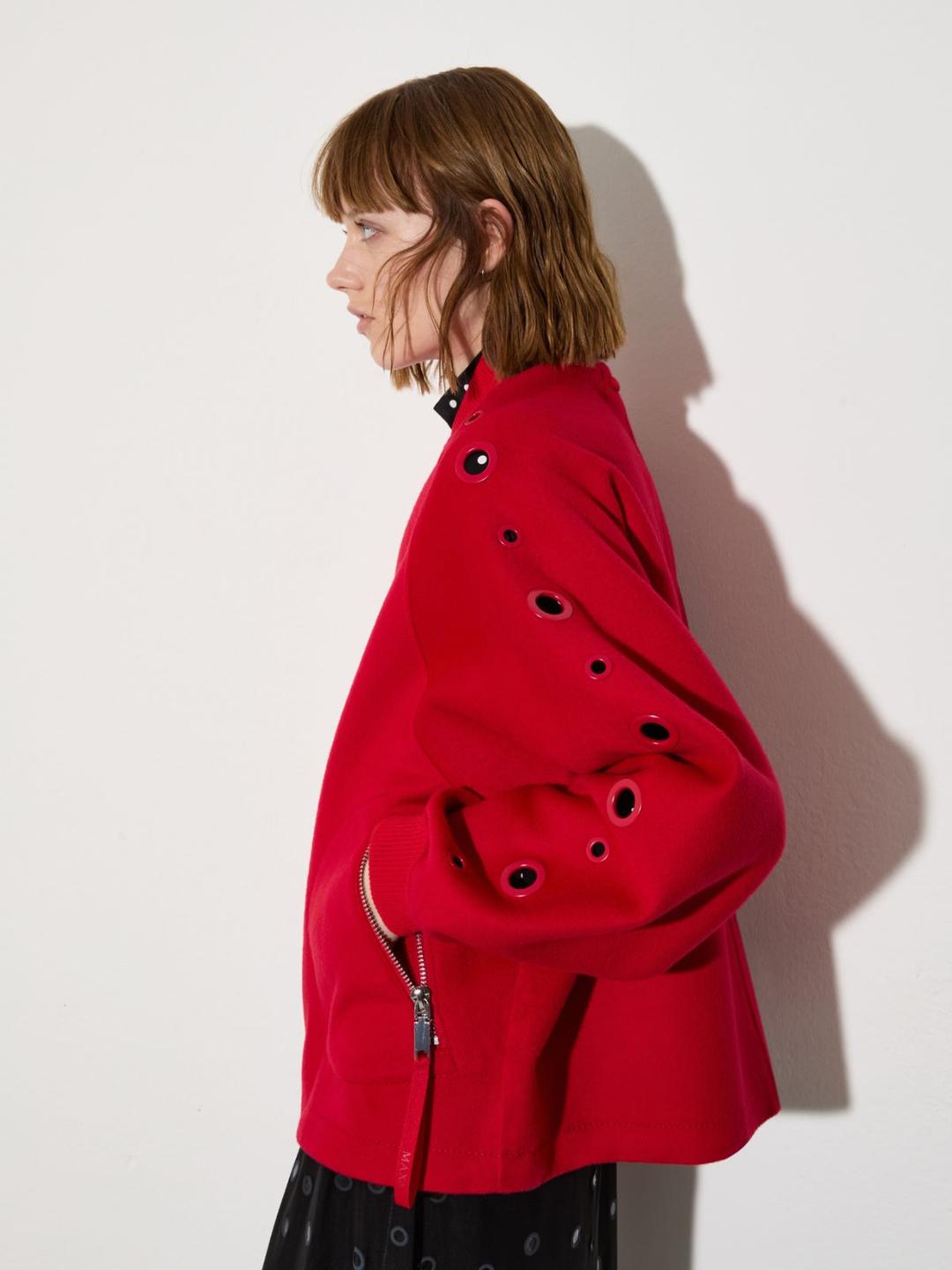 Bomber in lana con occhielli | Max&Co Bomber in lana con occhielli | Max&Co