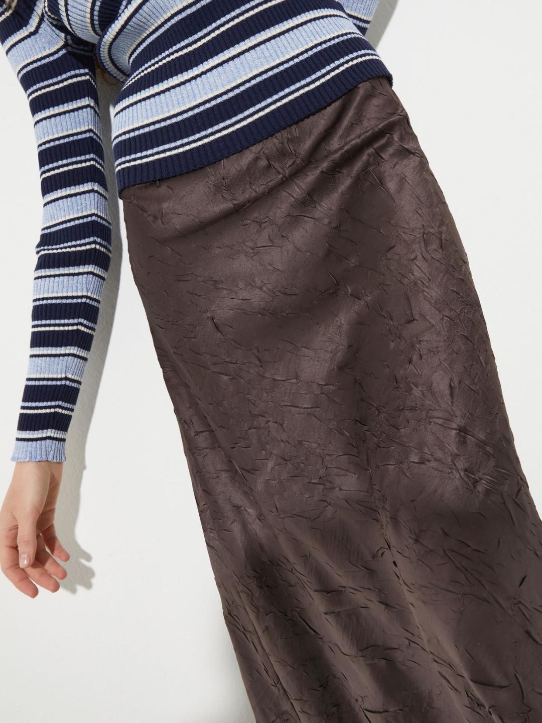 Gonna midi in raso crinkle | Max&Co Gonna midi in raso crinkle | Max&Co