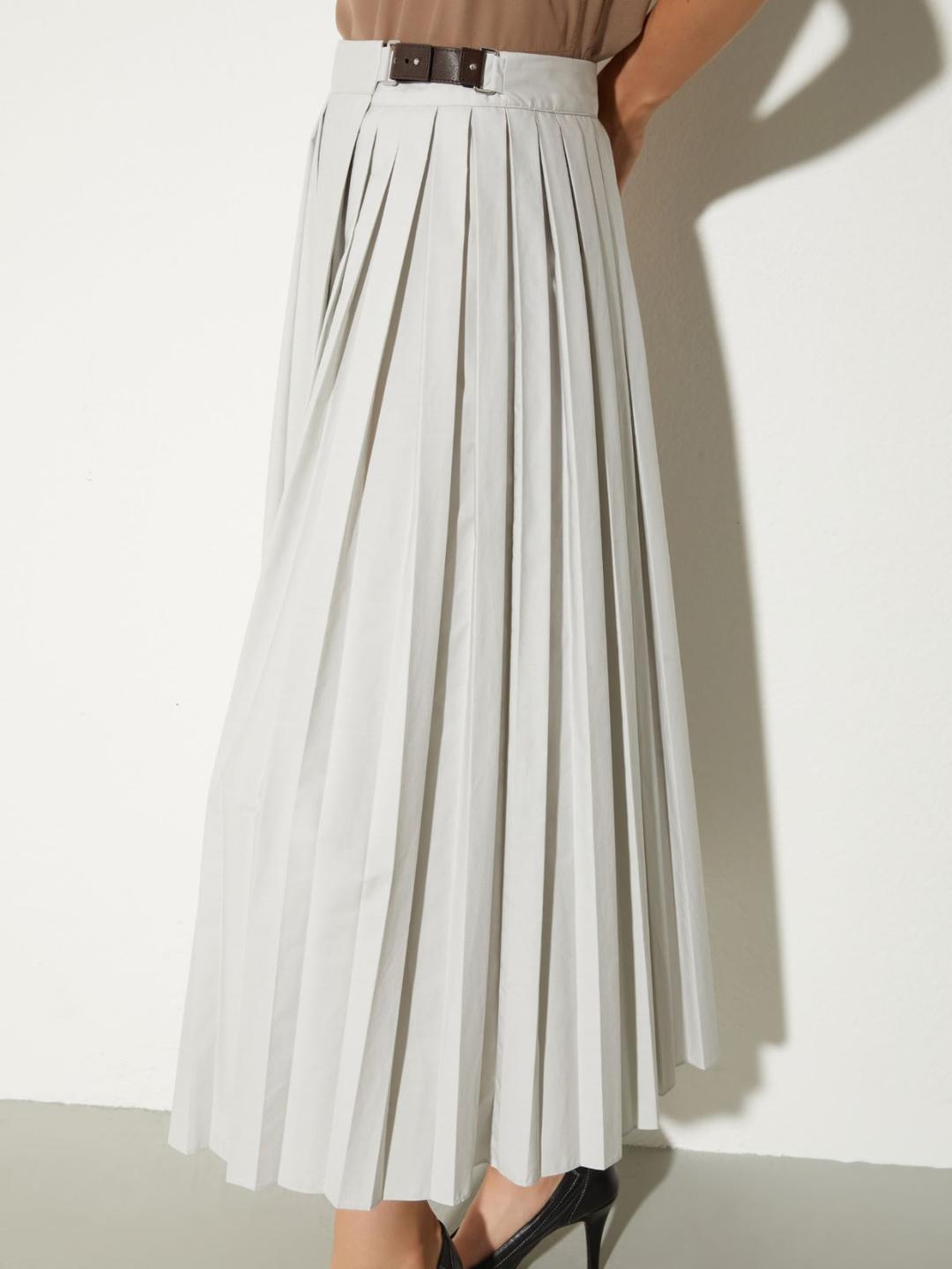 Gonna plissé in popeline | Max&Co Gonna plissé in popeline - vista alternativa - 15 | Max&Co