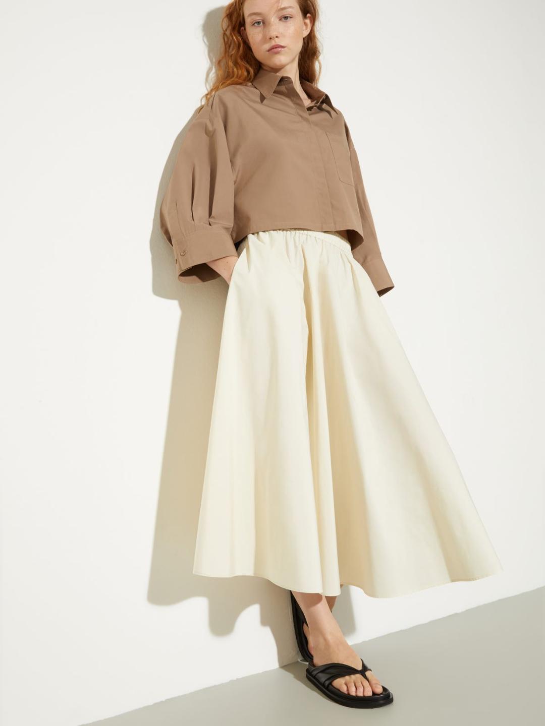 Gonna a corolla in taffettà | Max&Co Gonna a corolla in taffettà - vista alternativa - 4 | Max&Co