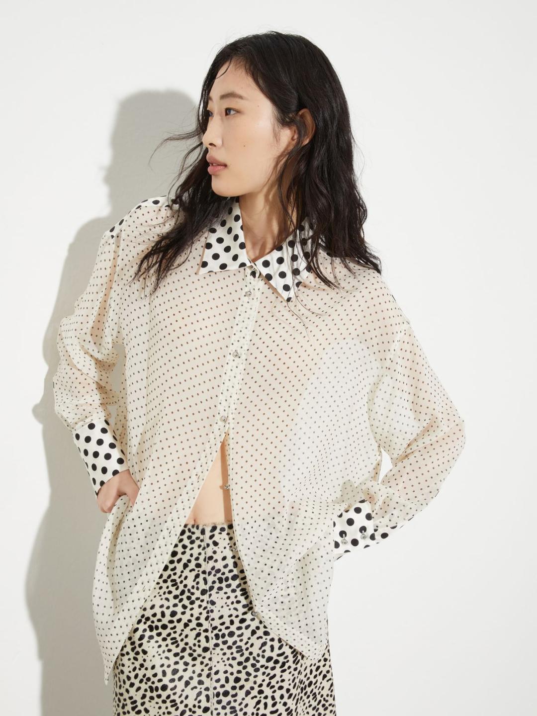 Camicia in georgette di seta | Max&Co Camicia in georgette di seta | Max&Co