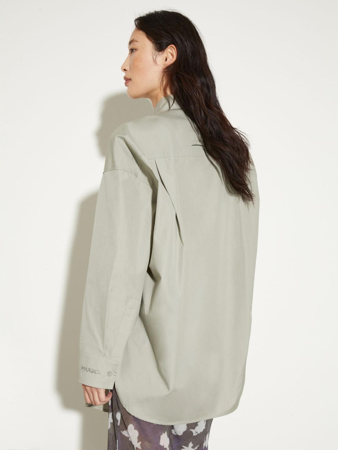 Camicia in popeline con ricamo | Max&Co Camicia in popeline con ricamo - vista alternativa - 2 | Max&Co