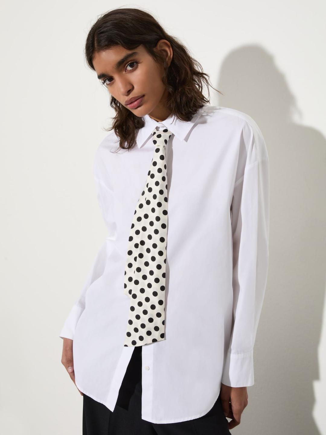 Camicia in popeline con cravatta | Max&Co Camicia in popeline con cravatta | Max&Co