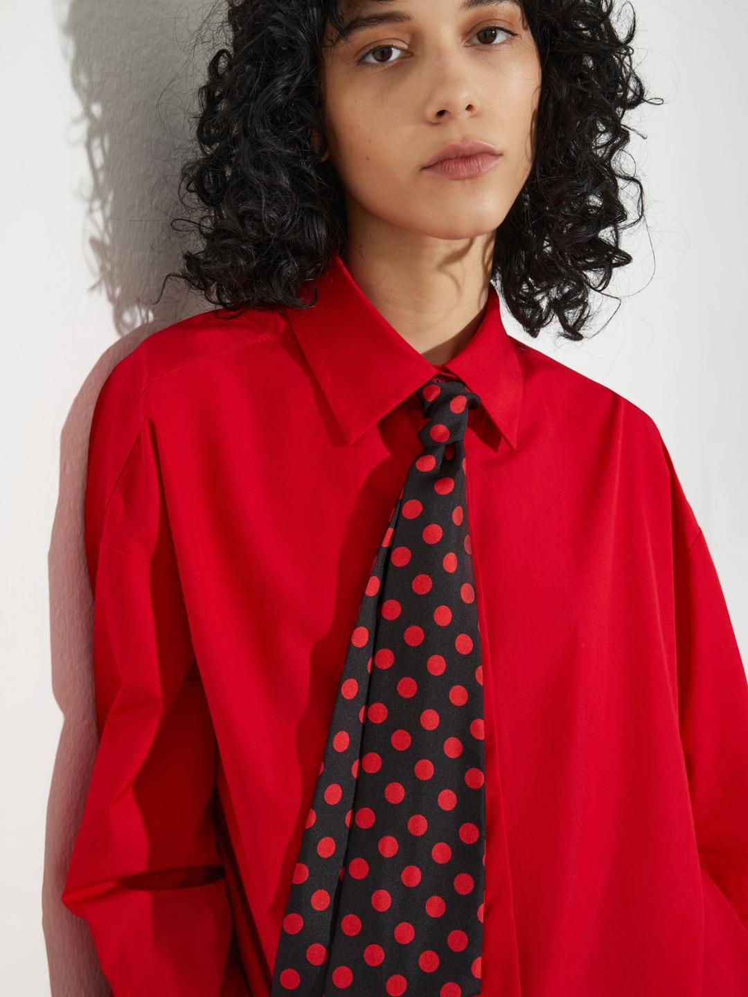 Camicia in popeline con cravatta | Max&Co Camicia in popeline con cravatta | Max&Co