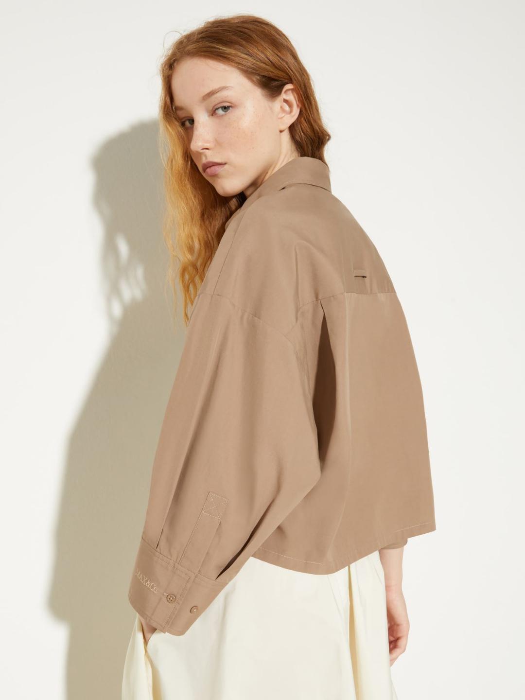 Camicia cropped in popeline | Max&Co Camicia cropped in popeline - vista alternativa - 0 | Max&Co