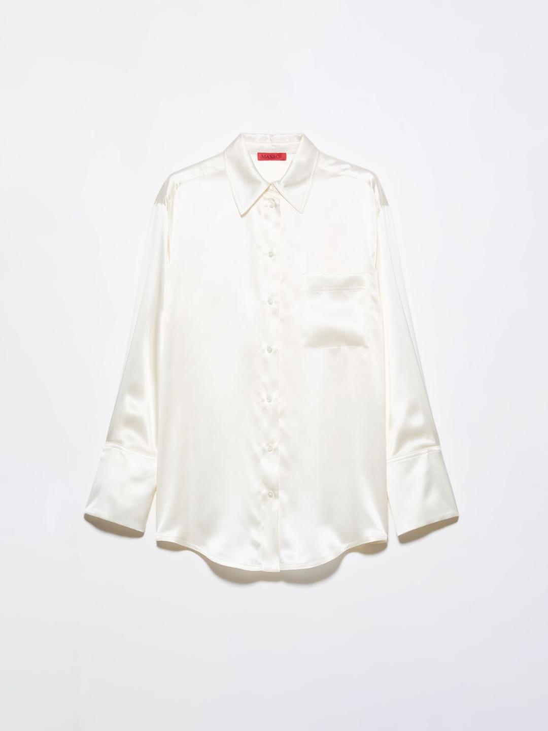 Camicia in raso di seta | Max&Co Camicia in raso di seta | Max&Co