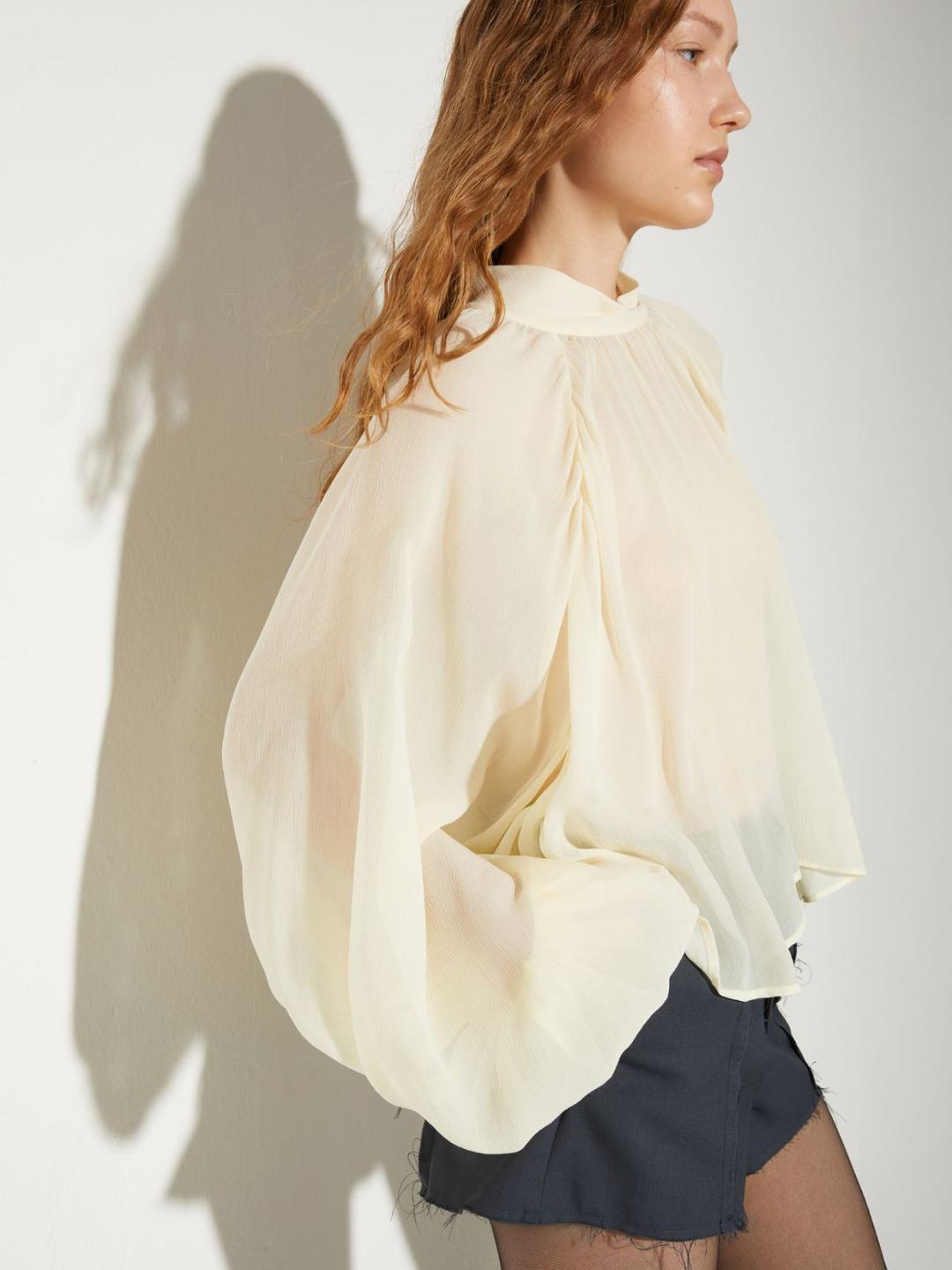 Camicia a ruota in crépon | Max&Co Camicia a ruota in crépon - vista alternativa - 2 | Max&Co