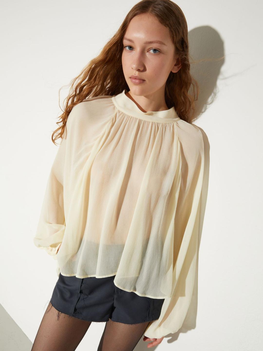 Camicia a ruota in crépon | Max&Co Camicia a ruota in crépon - vista alternativa - 2 | Max&Co