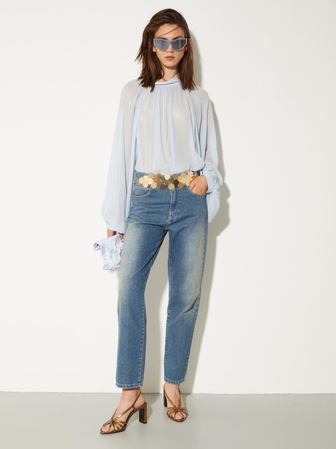 Camicia a ruota in crépon | Max&Co Camicia a ruota in crépon - vista alternativa - 10 | Max&Co