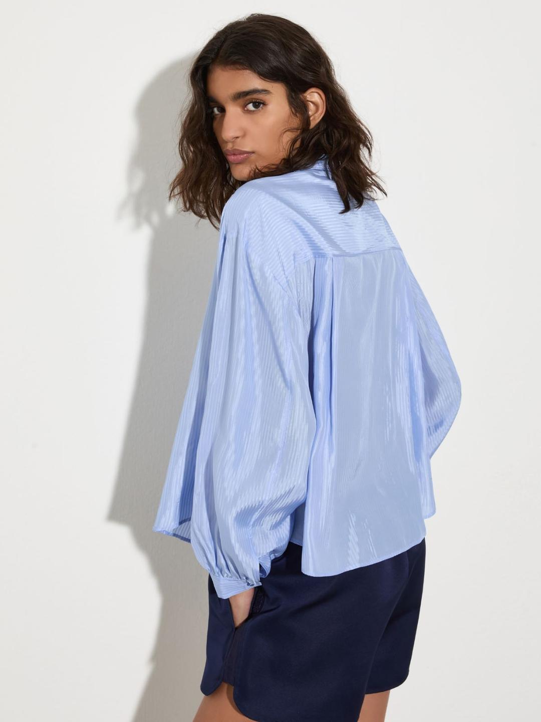 Camicia con texture a righe | Max&Co Camicia con texture a righe | Max&Co