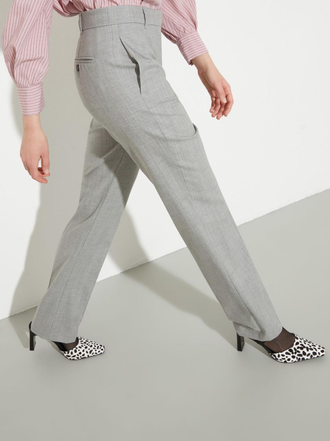 Pantaloni in lana e cotone | Max&Co Pantaloni in lana e cotone - vista alternativa - 0 | Max&Co