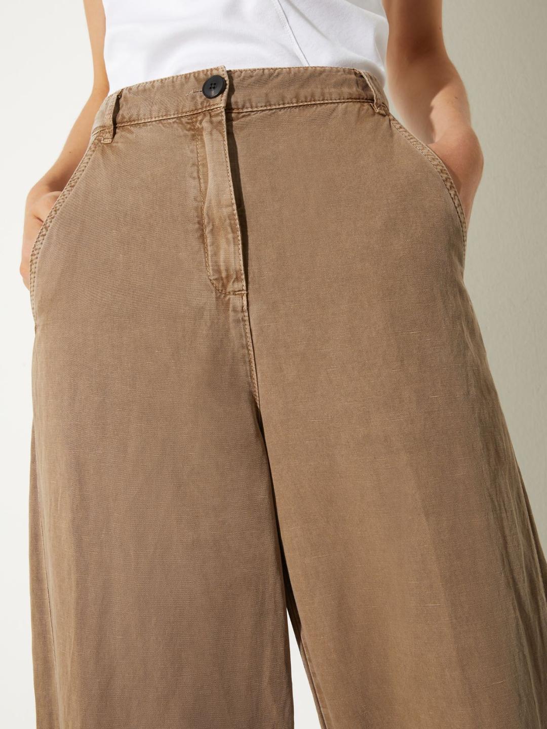 Pantaloni ampi in twill | Max&Co Pantaloni ampi in twill - vista alternativa - 9 | Max&Co