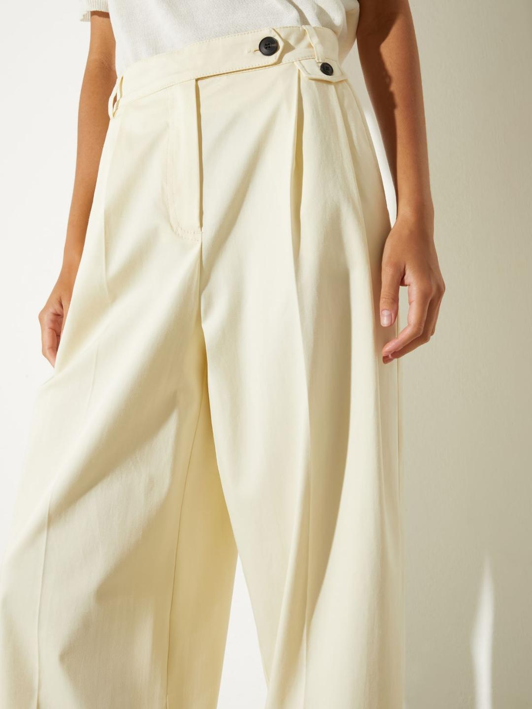 Pantaloni ampi in gabardine | Max&Co Pantaloni ampi in gabardine - vista alternativa - 23 | Max&Co