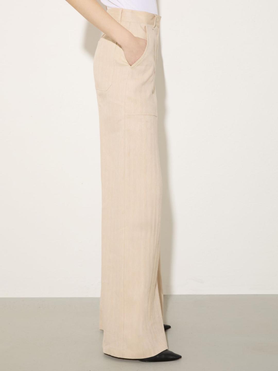 Pantaloni in lino e cotone | Max&Co Pantaloni in lino e cotone - vista alternativa - 1 | Max&Co