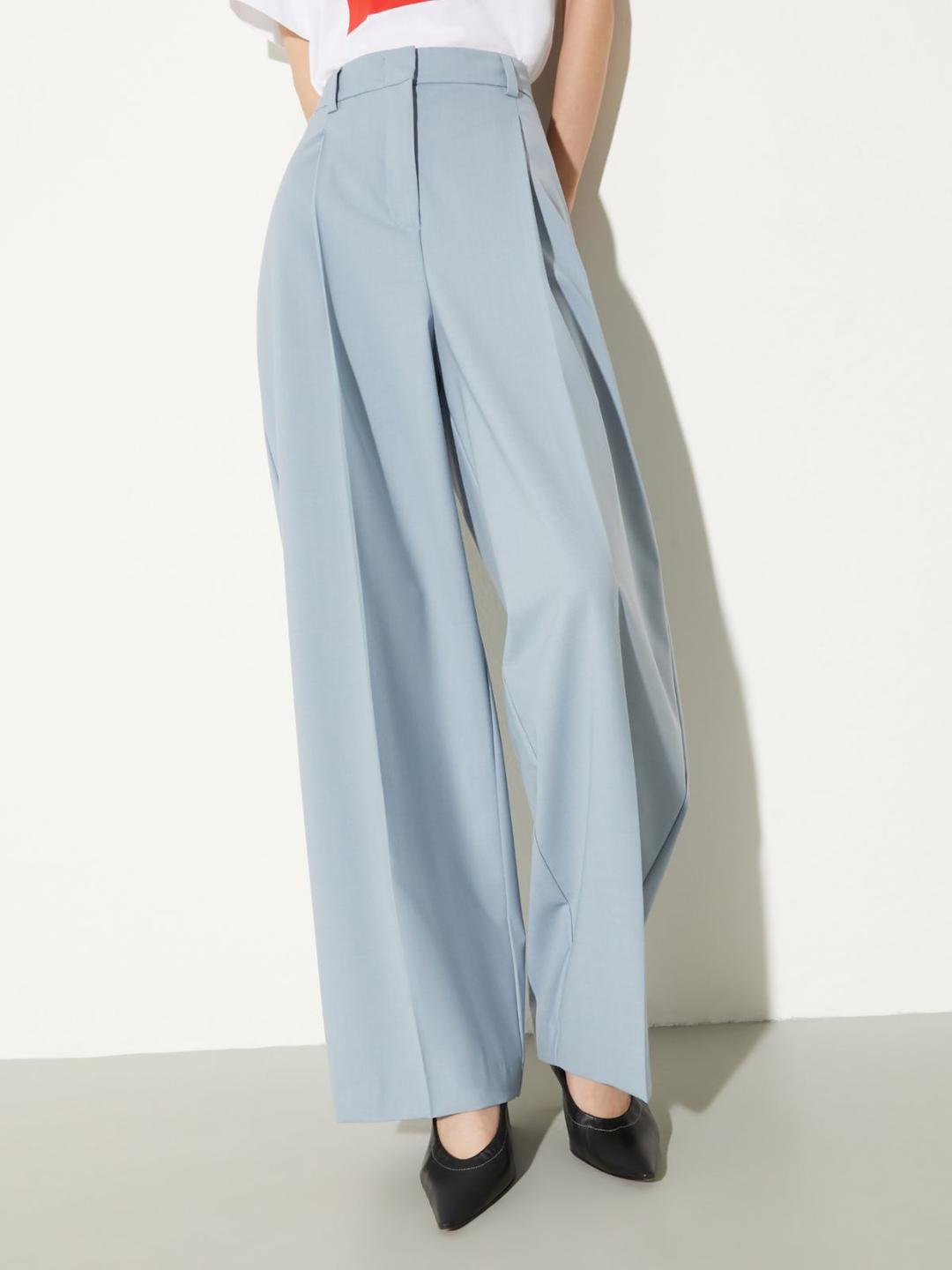 Pantaloni ampi in fresco lana | Max&Co Pantaloni ampi in fresco lana - vista alternativa - 7 | Max&Co