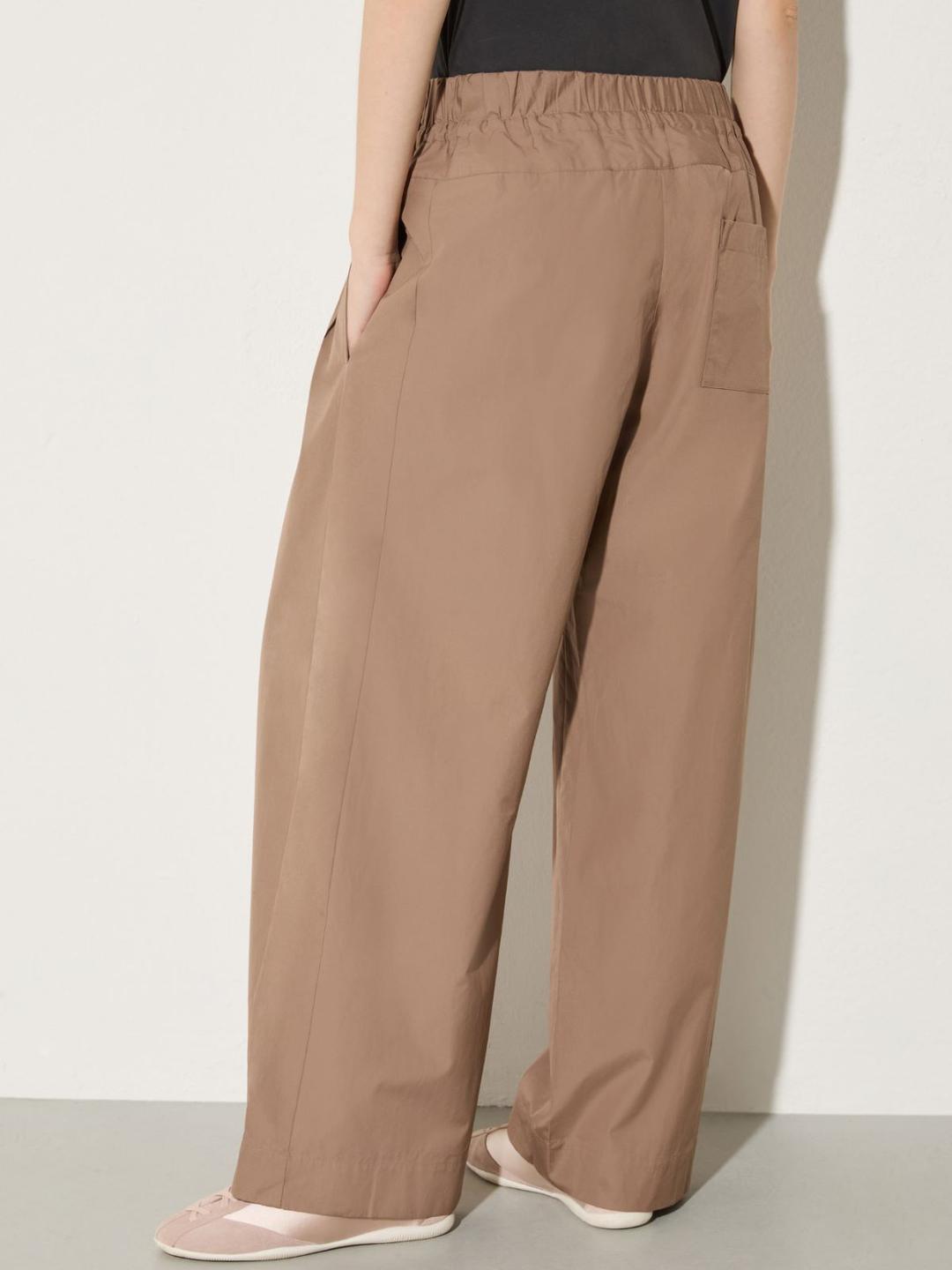 Pantaloni ampi in popeline | Max&Co Pantaloni ampi in popeline - vista alternativa - 1 | Max&Co